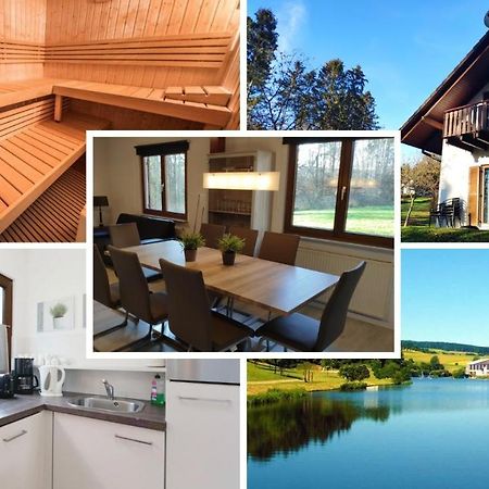 Seepark Kirchheim Ferienhaus Bei Zeta Mit Sauna Kültér fotó