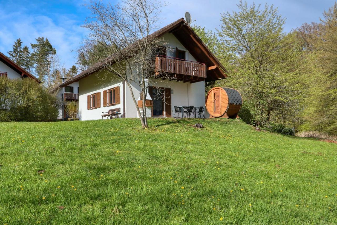 Seepark Kirchheim Ferienhaus Bei Zeta Mit Sauna Kültér fotó